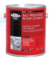 Black Jack  Gloss  Black  Patching Cement  All-Weather Roof Cement  1 gal. 