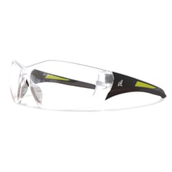 Edge Eyewear Delano G2 Wraparound Safety Glasses Clear Lens Black Frame 1 pc
