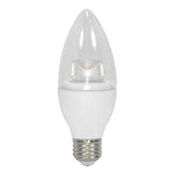 Satco Decorative LED B11 E26 (Medium) LED Bulb Warm White 40 Watt Equivalence 1 pk