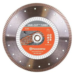 Husqvarna Vari-Cut Turbo 7 in. D X 5/8 and 7/8 in. Steel Diamond Saw Blade