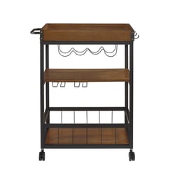 Linon Home Decor 18.5 in. W X 30.91 in. L Rectangular Kitchen Cart