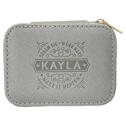 History & Heraldry Dream Big Work Hard Kayla Make It Happen Travel Jewellery Box 1 pk