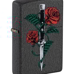 Zippo Gray Rose Dagger Tattoo Lighter 1 pk