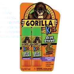 Gorilla Kids High Strength Glue Stick 2 pk