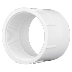 3/4 inch PVC Female Threaded Pipe End Cap - SCH 40 3/4 Inch FNPT Female  Pipe Thread Plastic Pipe End Cap - PVC Threaded Plug for Home Sewer  Plumbing