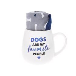 Pavilion Warm & Toe-sty 15.5 oz White BPA Free Dog Mug