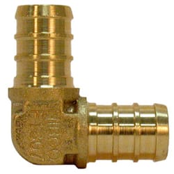 SharkBite 3/8 in. PEX X 3/8 in. D PEX Brass 90 Degree Elbow