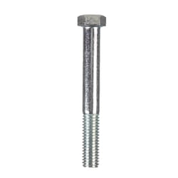 HILLMAN 7/16 in. D X 3-1/2 in. L Heat Treated Zinc Steel Hex Head Cap Screw 25 pk