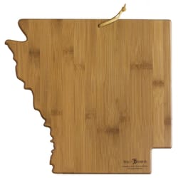 Totally Bamboo 12 in. L X 13 in. W X 1 in. Bamboo Arkansas Serving & Cutting Board 1 pk