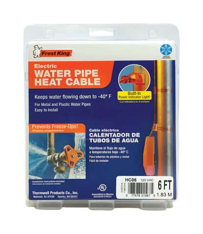 Frost King 6 ft. L Heating Cable For Roof and Gutter/Water Pipe - Ace  Hardware