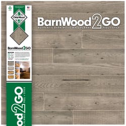 OldeWood Limited BarnWood2GO 5/16 in. H X 72 in. L Weathered Gray Wood Wall Plank