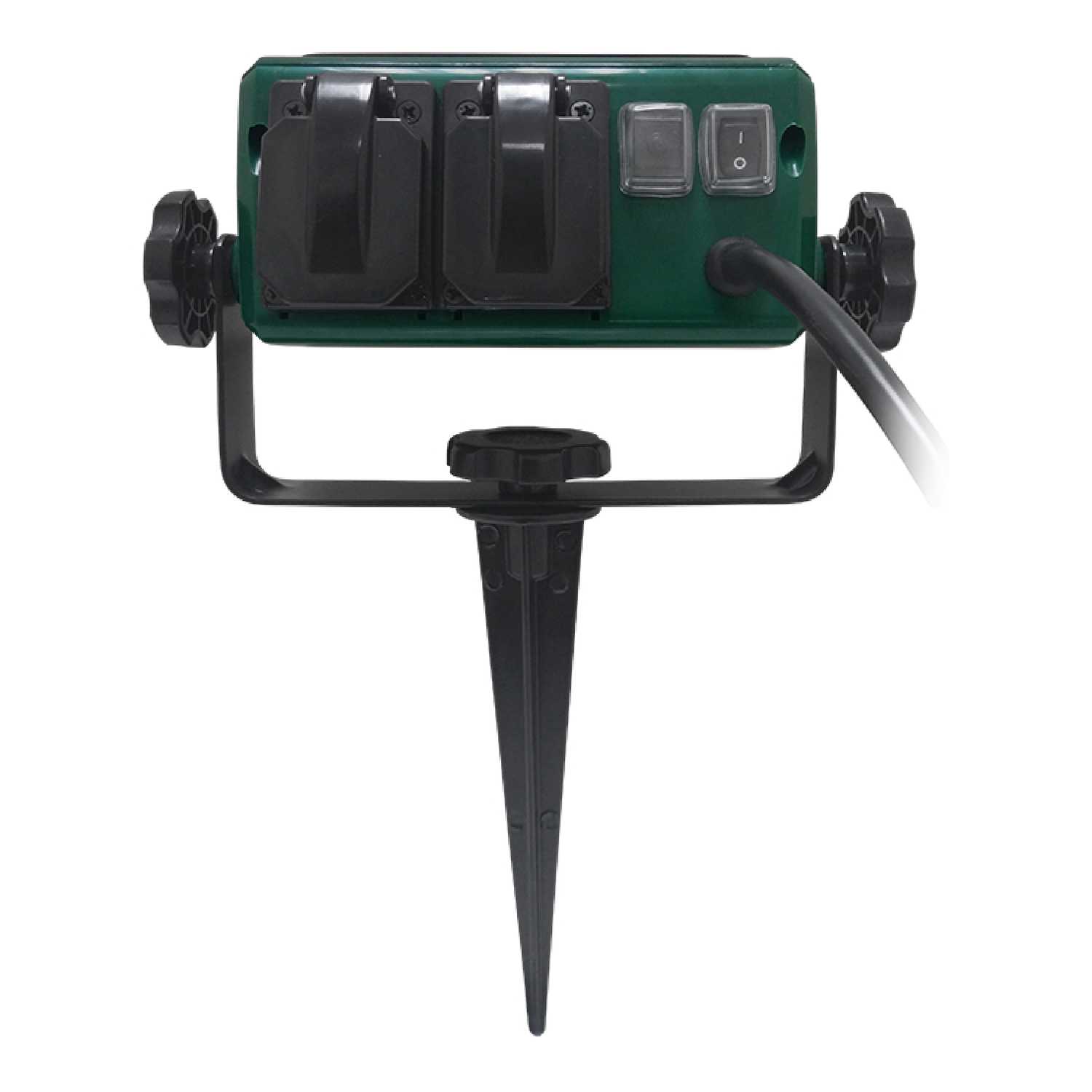 Ace Green Plug In 9.9 watts LED Floodlight 1 pk Ace Hardware