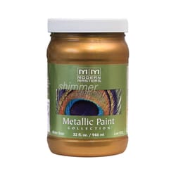 Modern Masters Shimmer Satin Brass Metallic Paint 1 qt