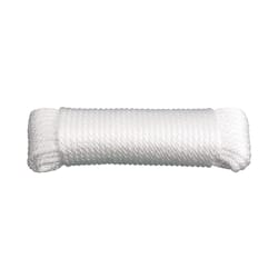 Koch 1/4 in. D X 100 ft. L White Solid Braided Nylon Rope