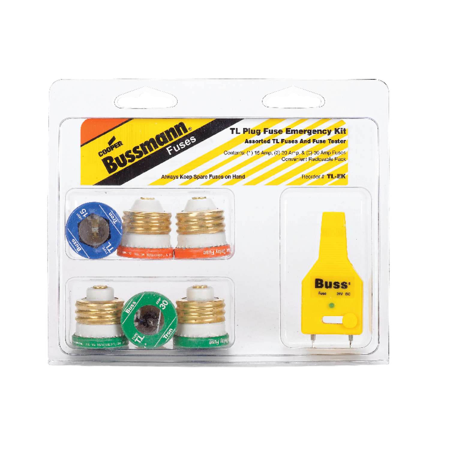 Bussmann Plug Fuse Kit 7 pk Ace Hardware