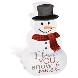 P. Graham Dunn Multicolored I Love You Snow Much Sign 4.5 in.