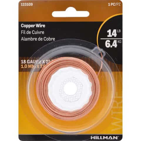 Hillman 25 ft. L Copper 18 Ga. Wire Hillman 25 ft. L Copper 18 Ga. Wire