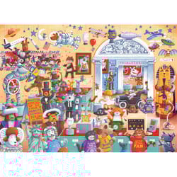 Cobble Hill Cats and Dogs Museum Jigsaw Puzzle Cardboard 350 pc