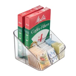 iDesign Linus 7.3 in. H X 5 in. W X 6.8 in. D Plastic Coffee Station Organizer