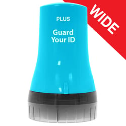 PLUS Guard Your ID 3.25 in. H X 1.8 in. W Round Turquoise Identity Protection Roller 1 pk