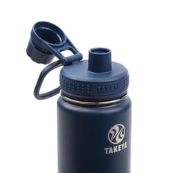 Takeya Actives 18 oz Midnight BPA Free Double Wall Insulated Water Bottle