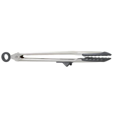 Tablecraft Stainless Steel Tongs 12 Silver - Office Depot