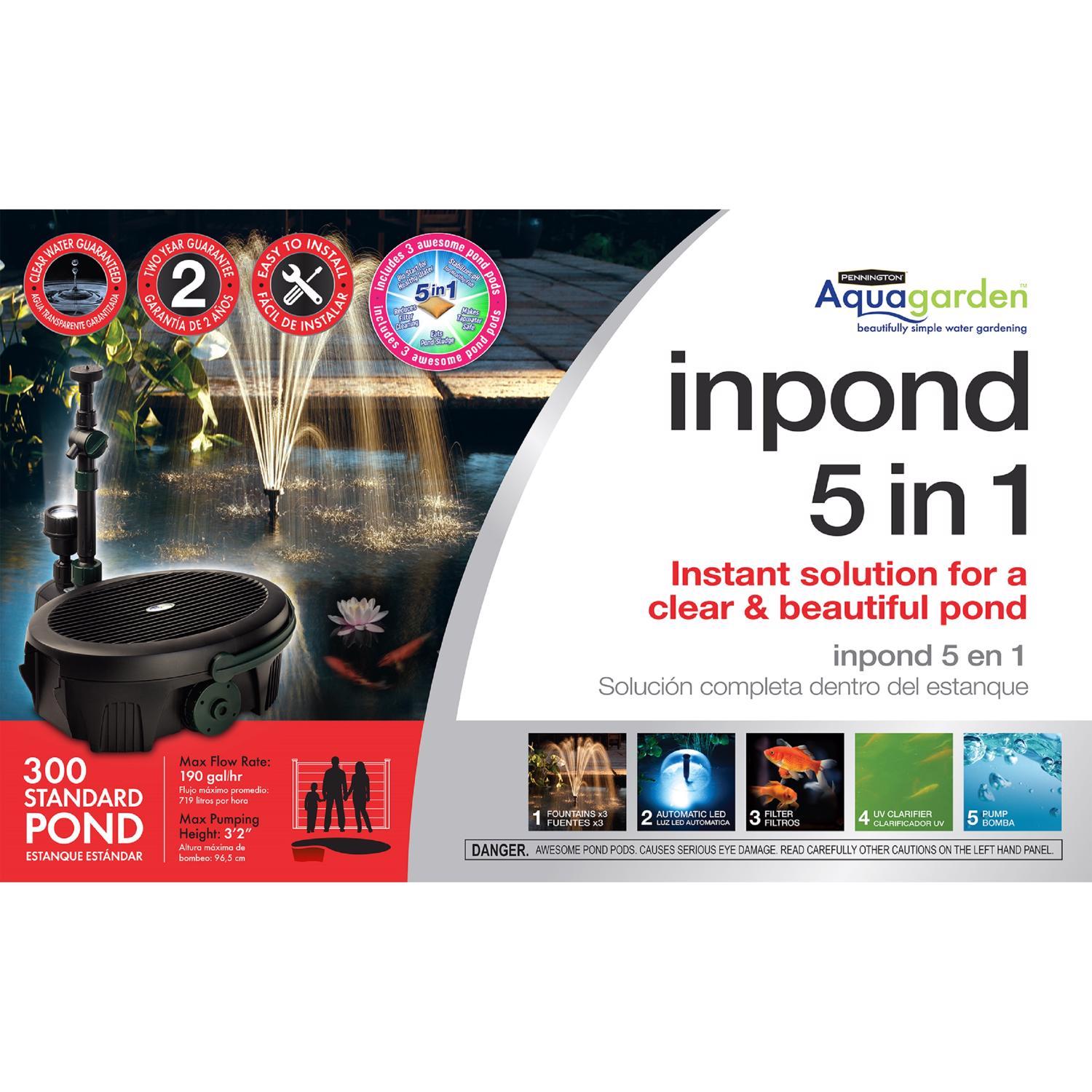 PondとDawn (専用ページ) Pennington Aquagarden 1 ft. 0.4 HP 190 gph 120 V Pond Pump