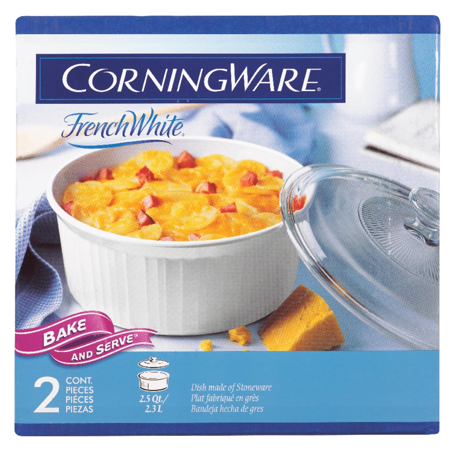 Photos - Other Accessories CorningWare 10 in. W X 10 in. L Casserole Pan White 1105930