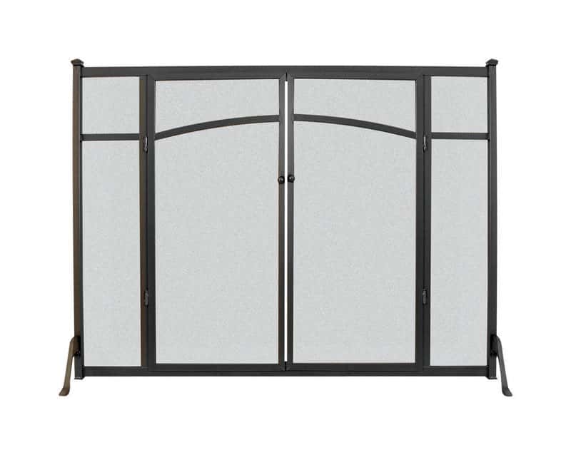 Panacea Brown Matte Metal Fireplace Screen Ace Hardware
