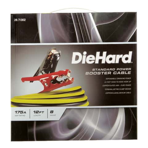 DieHard 12 ft. 8 Ga. Standard Booster Cable 175 amps - Ace Hardware