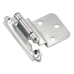 Amerock 2.75 in. L Polished Chrome Cabinet Hinge 2 pk