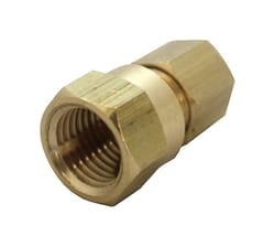 JMF Company 1/4 in. Compression X 1/8 in. D FPT Brass Connector