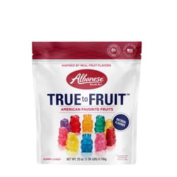 Albanese True to Fruit Assorted Gummi Bears 25 oz