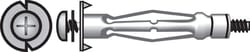 HILLMAN 1/8 in. D X 1/8 X-Short in. L Stainless Steel Pan Head Hollow Wall Anchors 100 pk