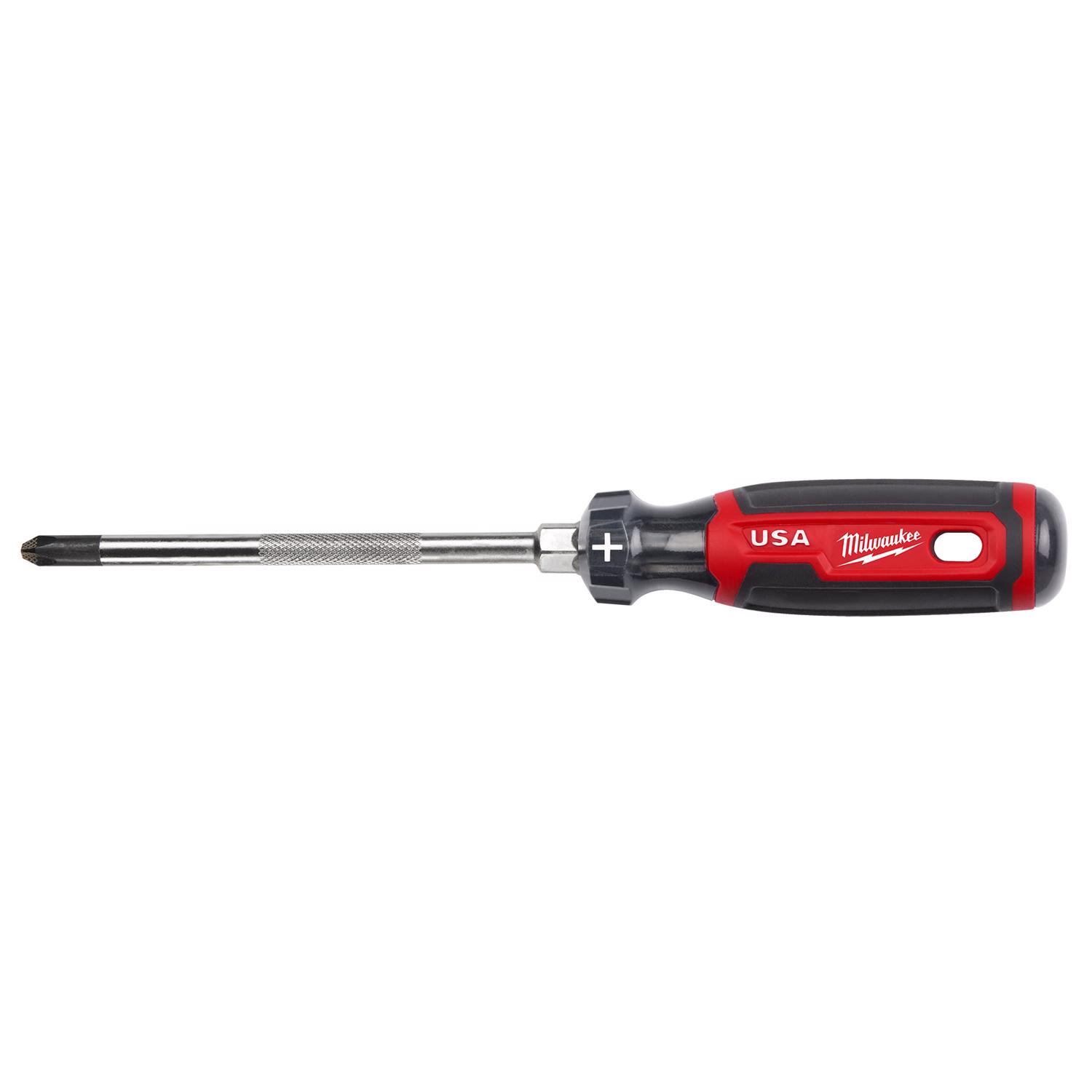 Milwaukee Made in USA Cushion Grip 3 in. X 6 in. L Phillips Made in USA Screwdriver 1 pk