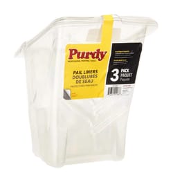 Purdy Pail Liners 4.5 in. W Clear Plastic Painters Tool