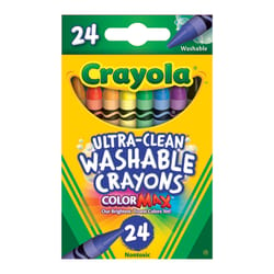 Crayola Ultra-Clean Washable Assorted Color Crayons 24 pk