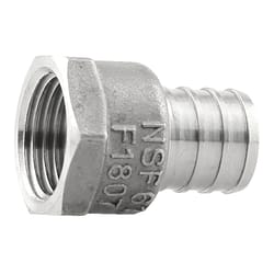 Boshart Industries 3/4 in. PEX X 1/2 in. D FPT Stainless Steel Adapter