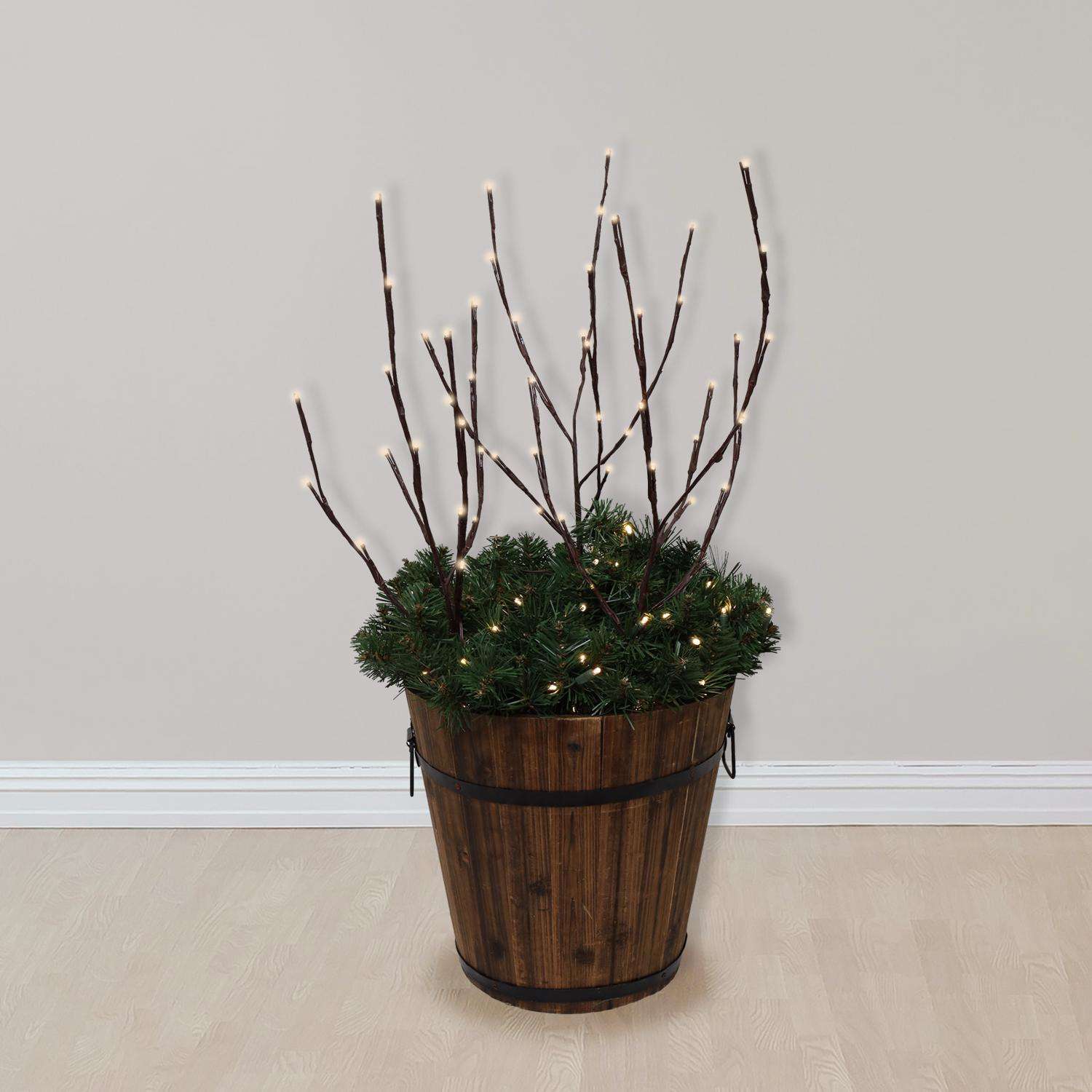 Celebrations LED Warm White Lighted Brown Twigs 32 in. Yard Decor - Ace  Hardware