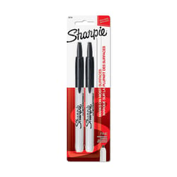 Sharpie Black Fine Tip Permanent Marker 2 pk