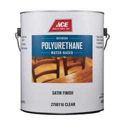 Ace Satin Clear Water-Based Polyurethane Wood Finish 1 gal