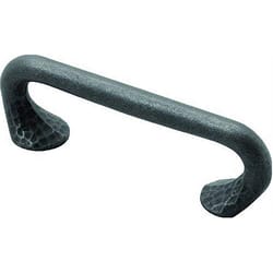 Hickory Hardware Craftsman Rustic Arch Cabinet Pull 3 in. Iron Black 1 pk