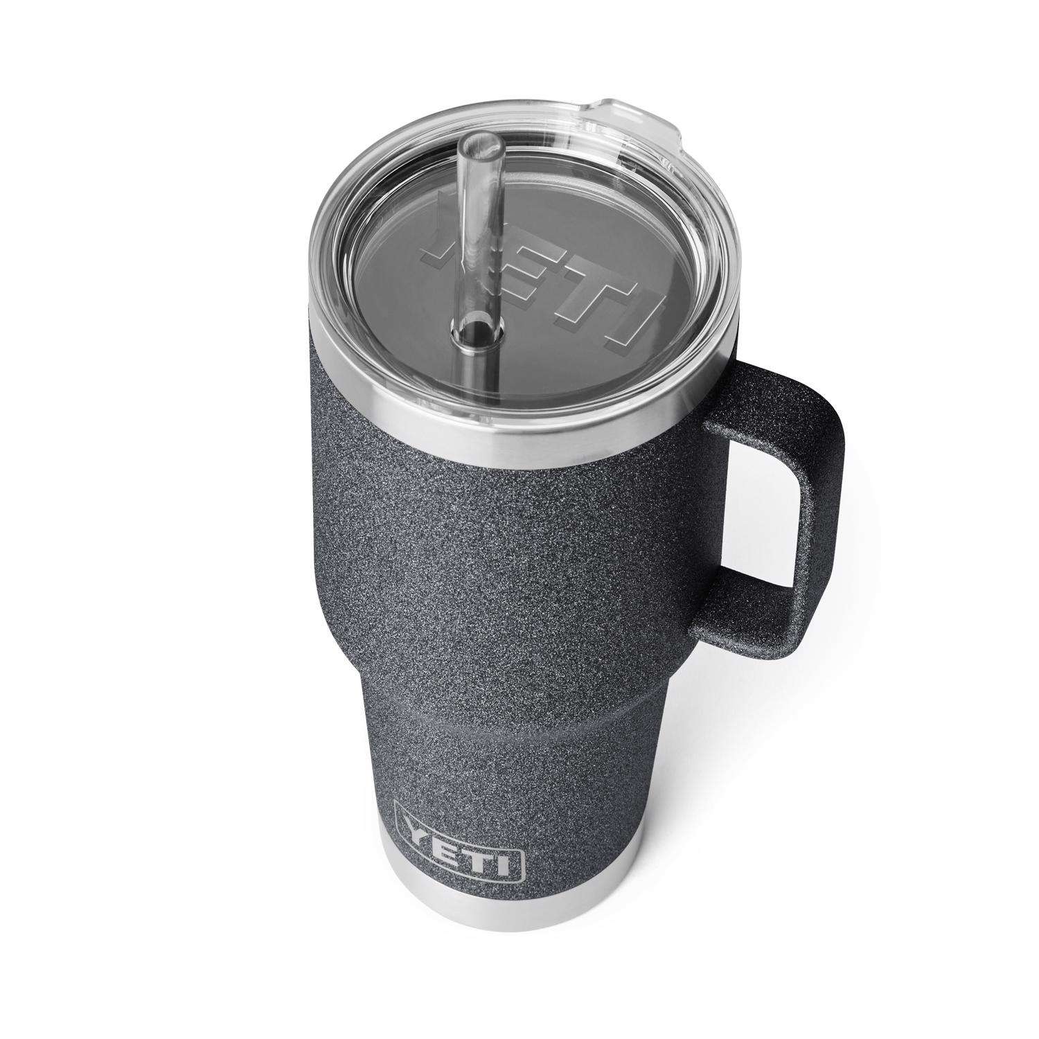 Yeti Black Camping Coffee Tea Cup Aluminum Insulation NO LID Logo