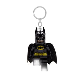 LEGO Plastic Black DC Batman Keychain w/LED Light