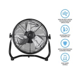 Perfect Aire 16.5 in. H X 12 in. D 3 speed High Velocity Floor Fan