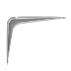 Hampton Gray Steel Shelf Bracket 18 Ga. 6 in. L 100 lb