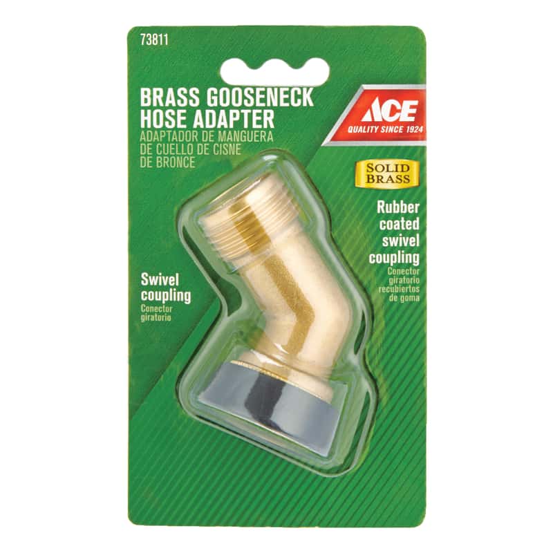 Ace Brass Threaded Male Gooseneck Hose Adapter Ace Hardware