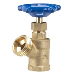 Homewerks 3/4 in. X 3/4 in. FIP x MHT Brass Boiler Drain Valve