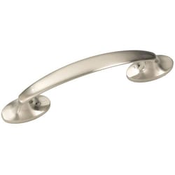 Hickory Hardware Luna Contemporary Bar Cabinet Pull 3 in. Satin Nickel 1 pk