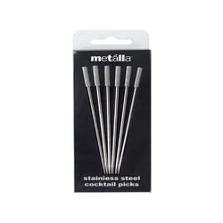 Prodyne Silver Stainless Steel Cocktail Picks